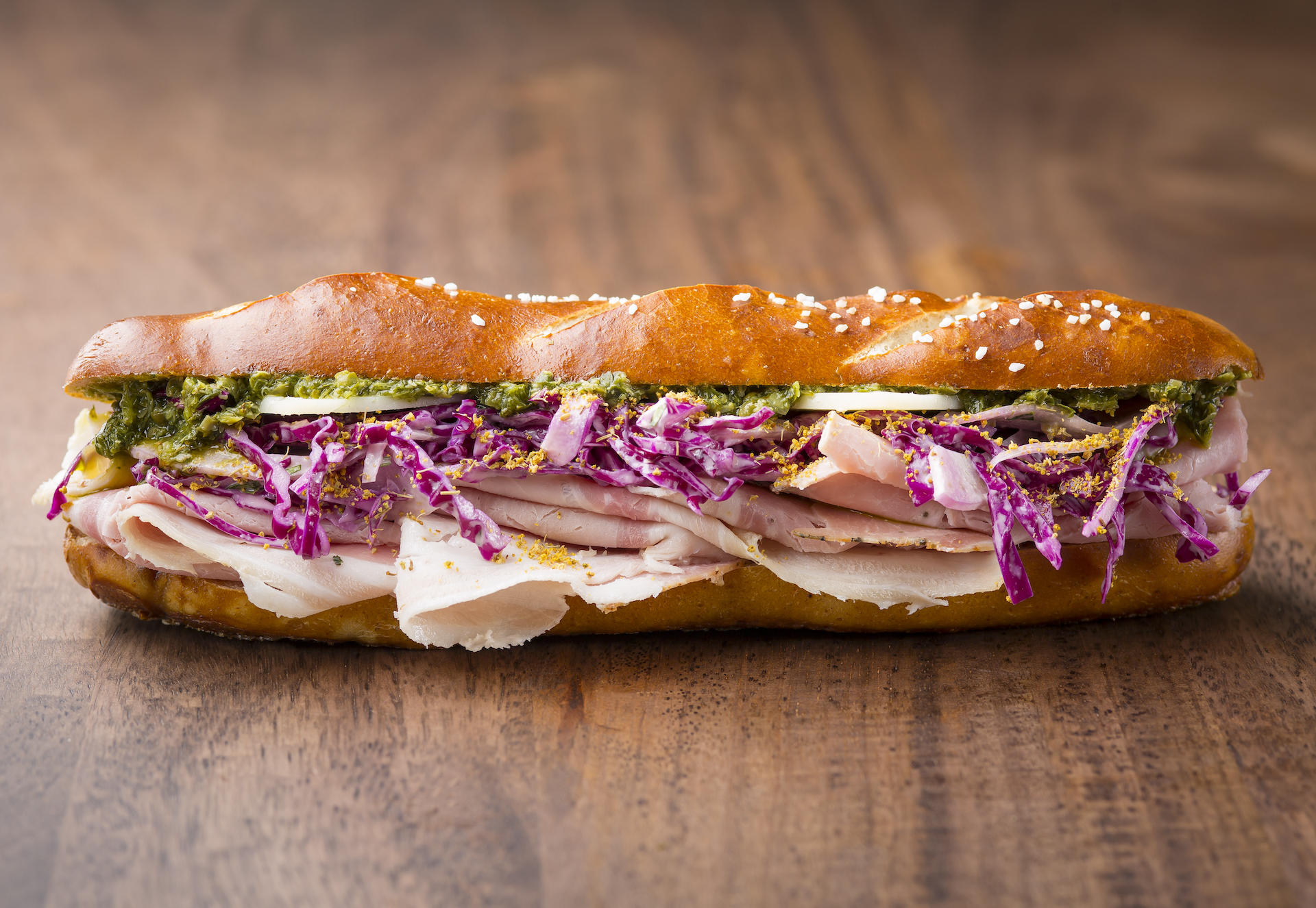 Summer Porchetta Verde 3 for Hannah's Bretzel Introduces New Summer Menu Lineup