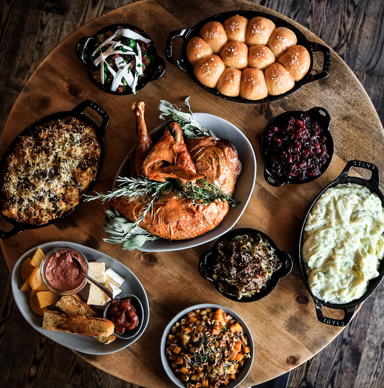 Table Overhead for Where to Feast in Chicago this Thanksgiving