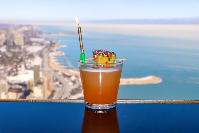 The Chicago Spirit Malört Cocktail At Cloud Bar 1 for 360 CHICAGO Offers Free Admission for Locals to Celebrate Chicago's 188th Birthday