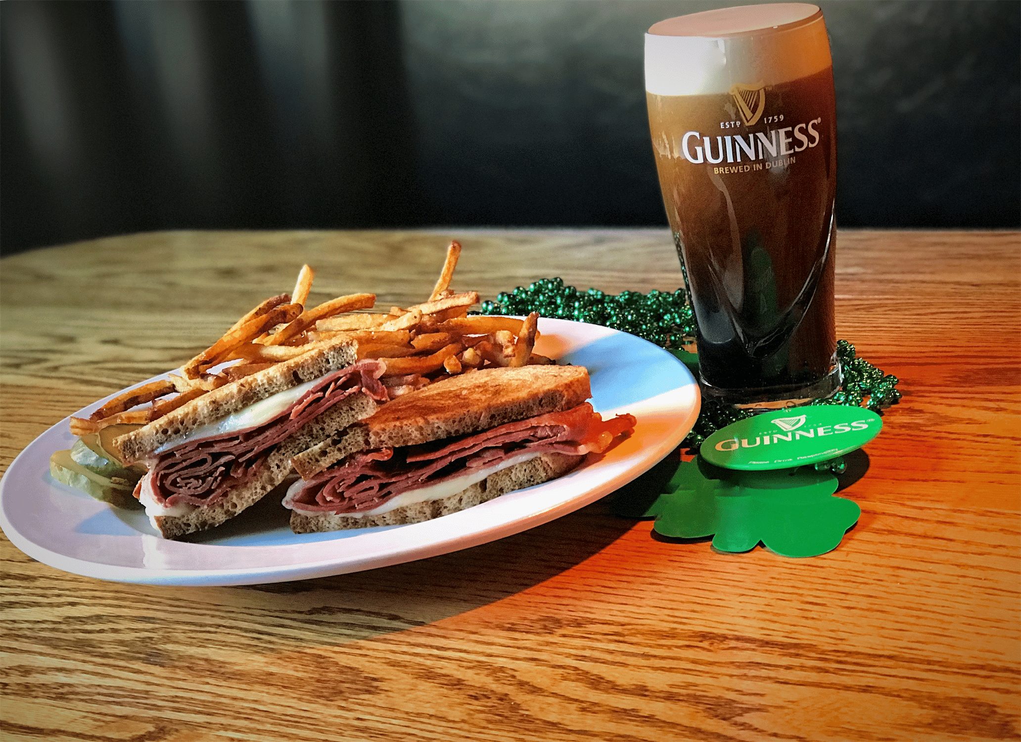 Tumans Corned Beef 8 Bit for St. Patrick’s Day at Tuman’s Tap & Grill