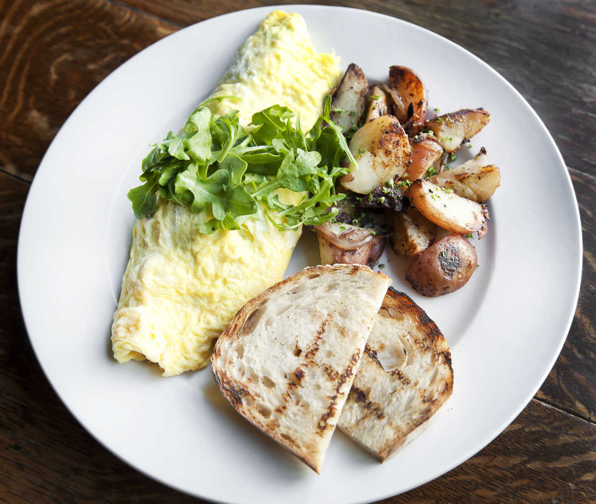 Tumans Omelet for New Year’s Day Brunch at Tuman’s Tap & Grill