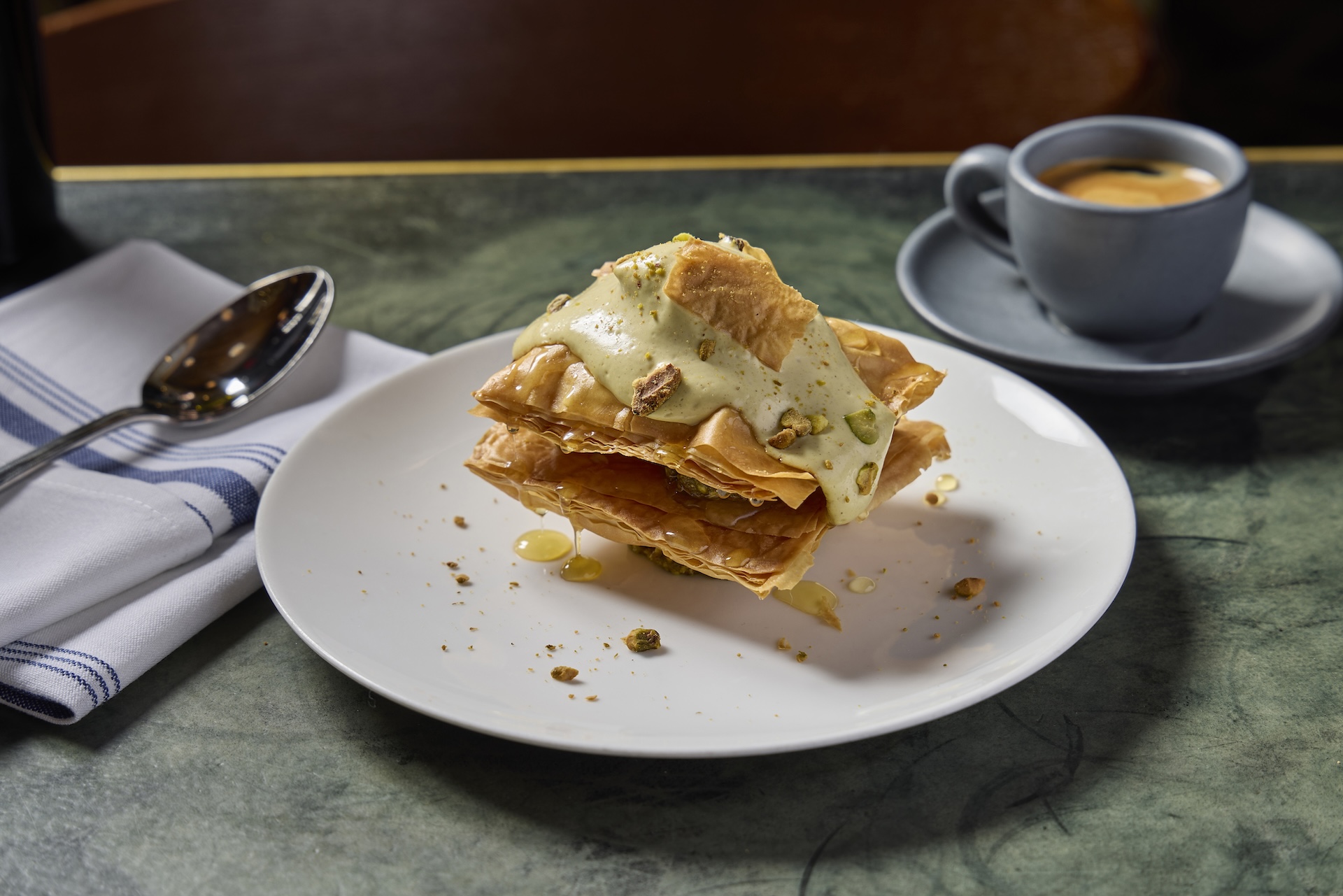 Vchi Somerset Baklava for Viceroy Chicago Introduces Reimagined Menu at Signature Restaurant, Somerset