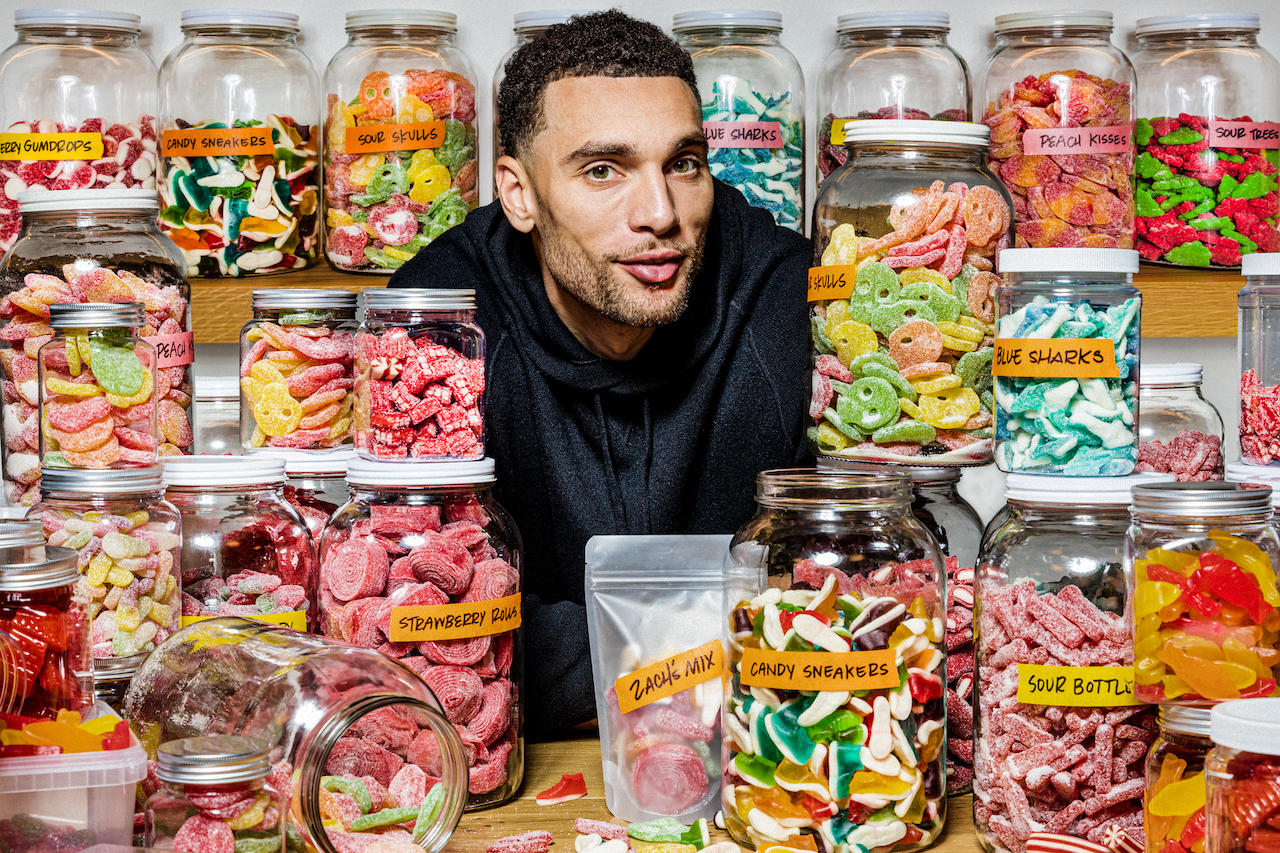 Zl Press 1 for Foxtrot Chicago Partners with Chicago Bull Zach Lavine for Exclusive Gummy Mix