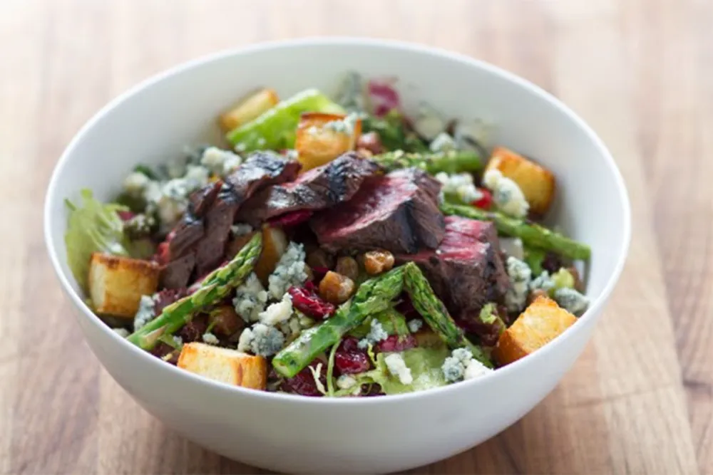 Blackened Steak Salad for Standard Market Grill Launches New Spring Menu