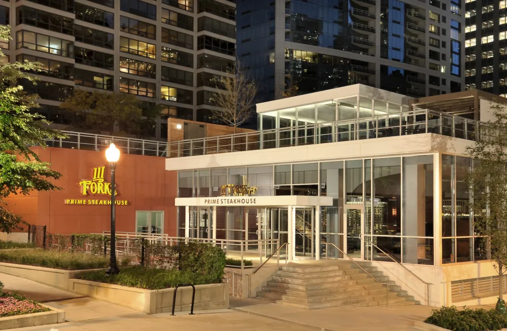Exterior for "Italy to France" Wine Dinner Series at III Forks