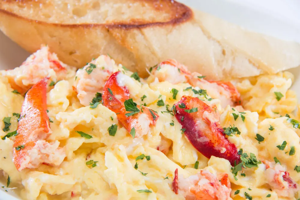 smack shack brunch 0000 lobster scrambled eggs for Smack Shack Rolls Out New Orleans Inspired Brunch