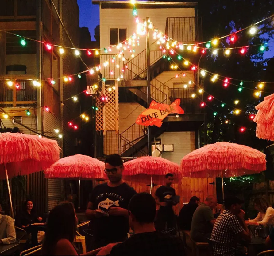 Patio at Dive Bar for New Nautical Patio at Dive Bar