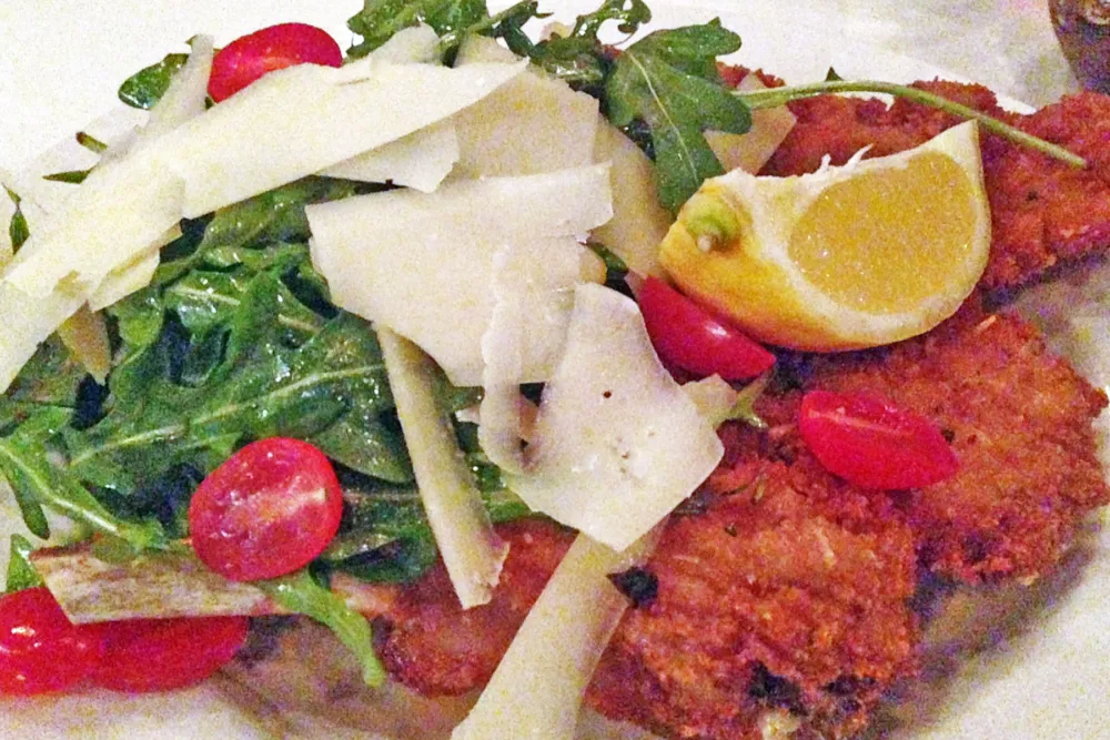 Pork alla Milanesa with lemo for Hidden Bucktown: Antico's Rustic Italian Delights