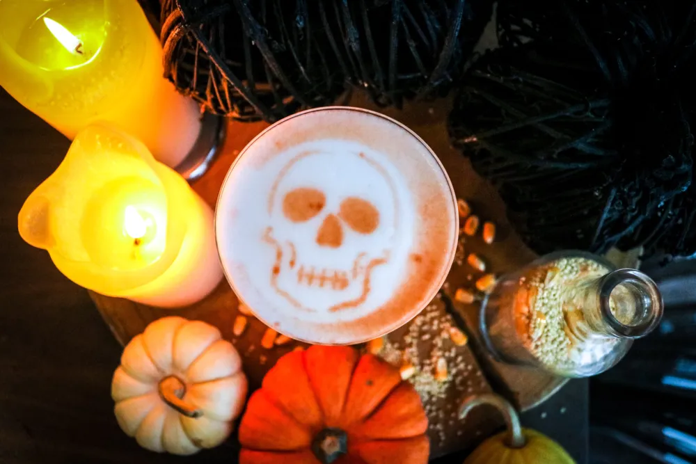 The Ghost of Kitihawa cocktail at Baptiste & Bottle Photo Courtesy of Victoria Kent for Halloween Happenings Around Chicago