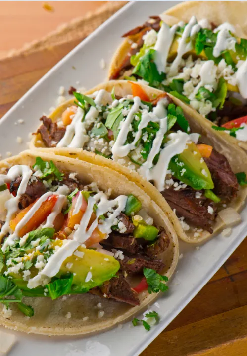 Tacos De Fajita Cantina Laredo for Veterans Day Dining at III Forks and Cantina Laredo