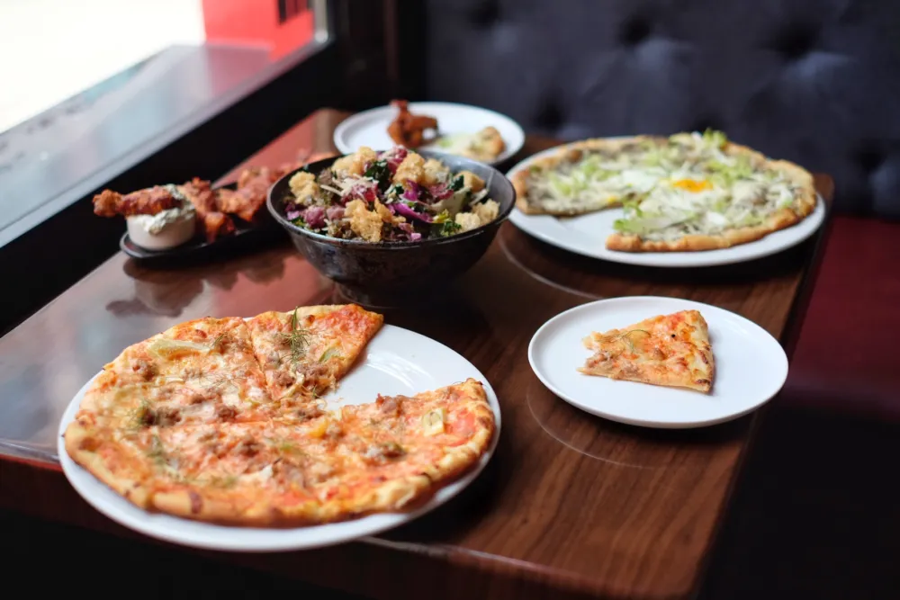 Parlay At Joy District Table Spread 1 for Black Wednesday and Friday Specials Throughout Chicagoland