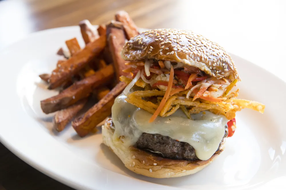 The Dragon Burger Photo Courtesy of Doc B's for See What's Cooking at Doc B's Fresh Kitchen