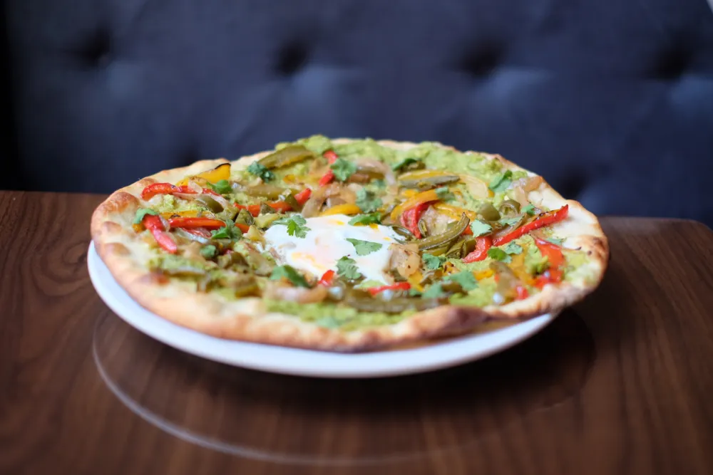Avocado Pizza Photo Courtesy of Parlay at Joy District for Sundays are for (Football) and Parlay Brunch