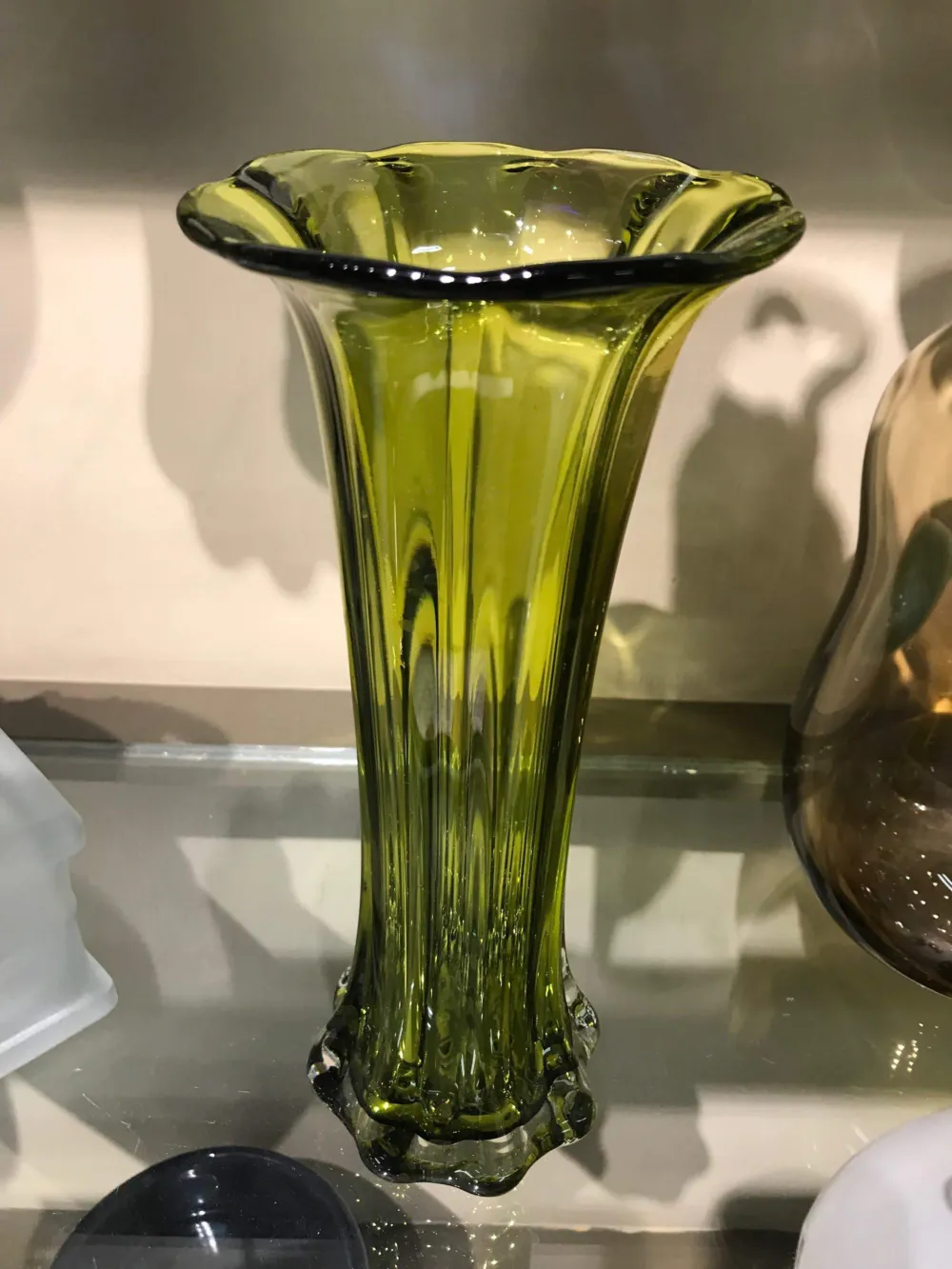 Holiday Gift Idea: Vase by Dan Sviland, Hot Shop Glass for Brunch and Hand Blown Crafts from Hot Shop Glass December 2 at Prairie Grass Cafe in Northbrook