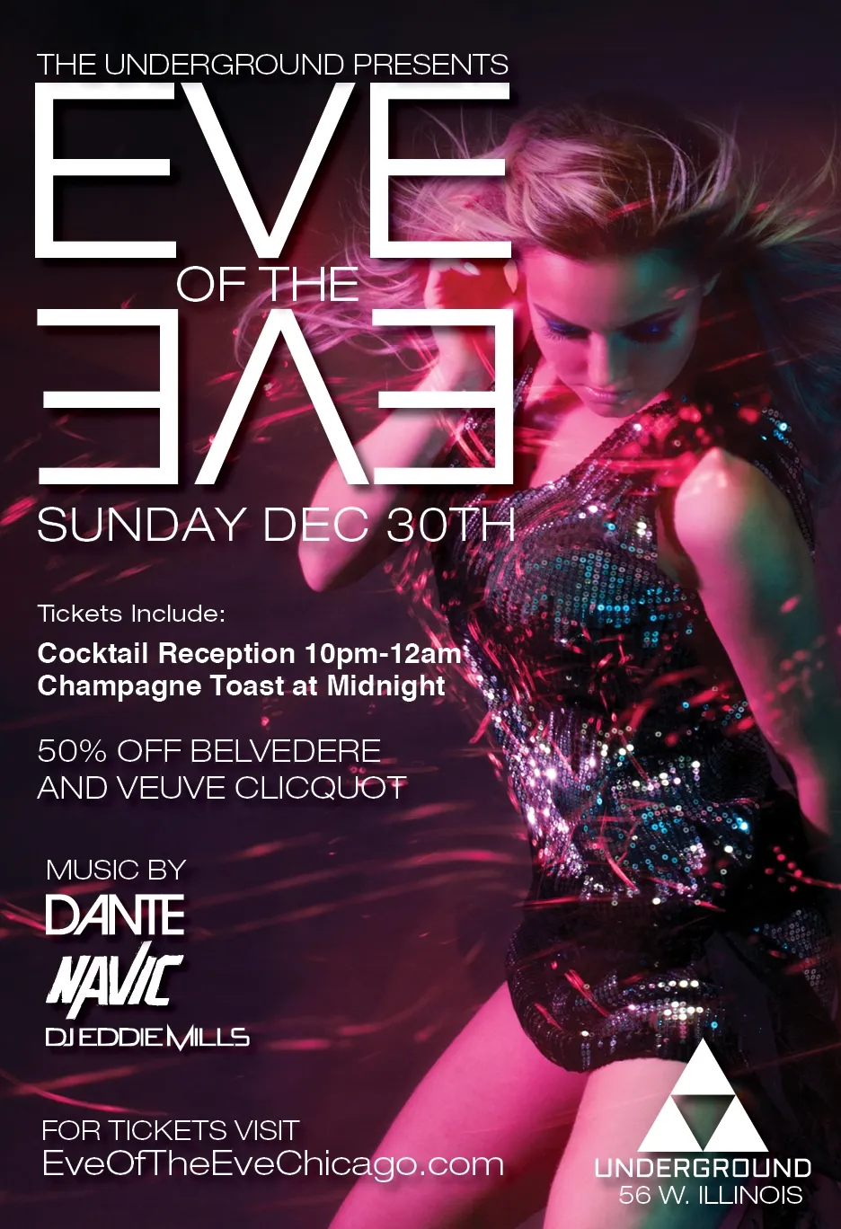 Ugeveofeveposter for Eve of the Eve Party at Underground
