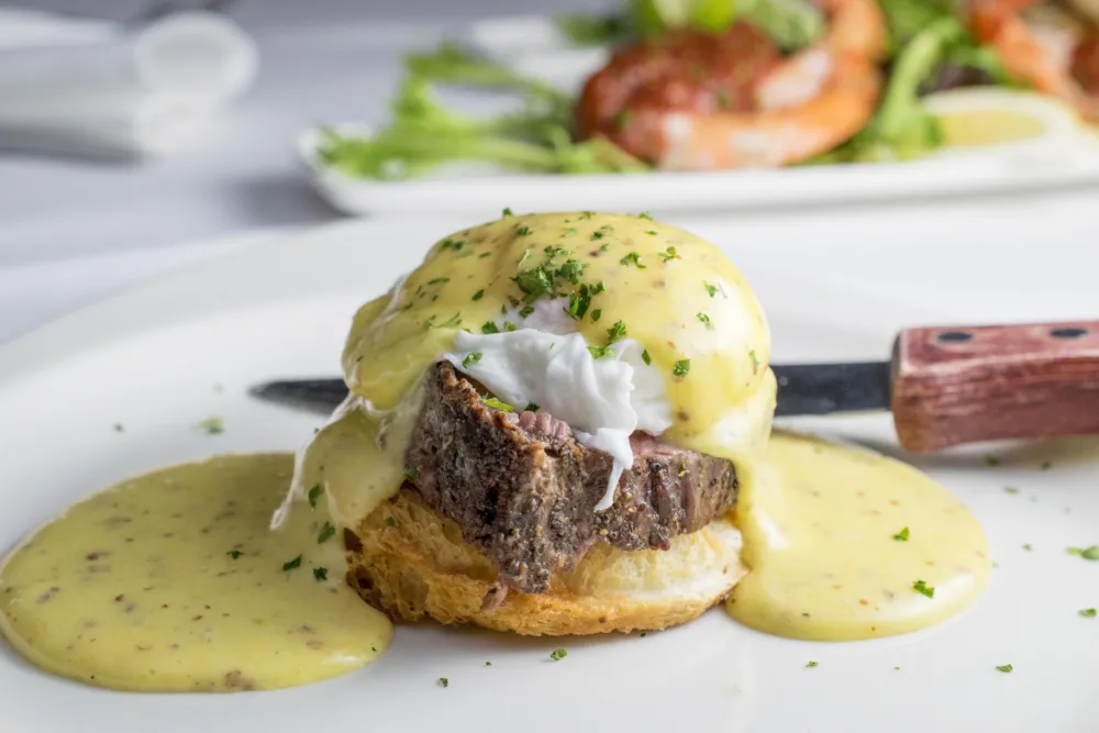Iii Forks Filet Benedict 3 for Easter Brunch at III Forks