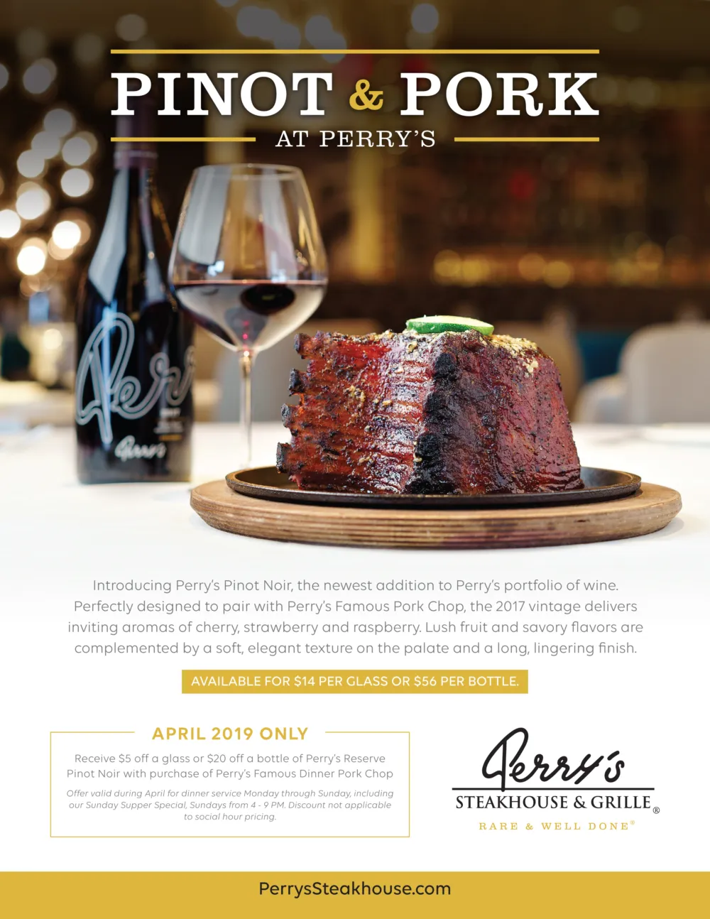 Perry's Special: Pinot and Pork