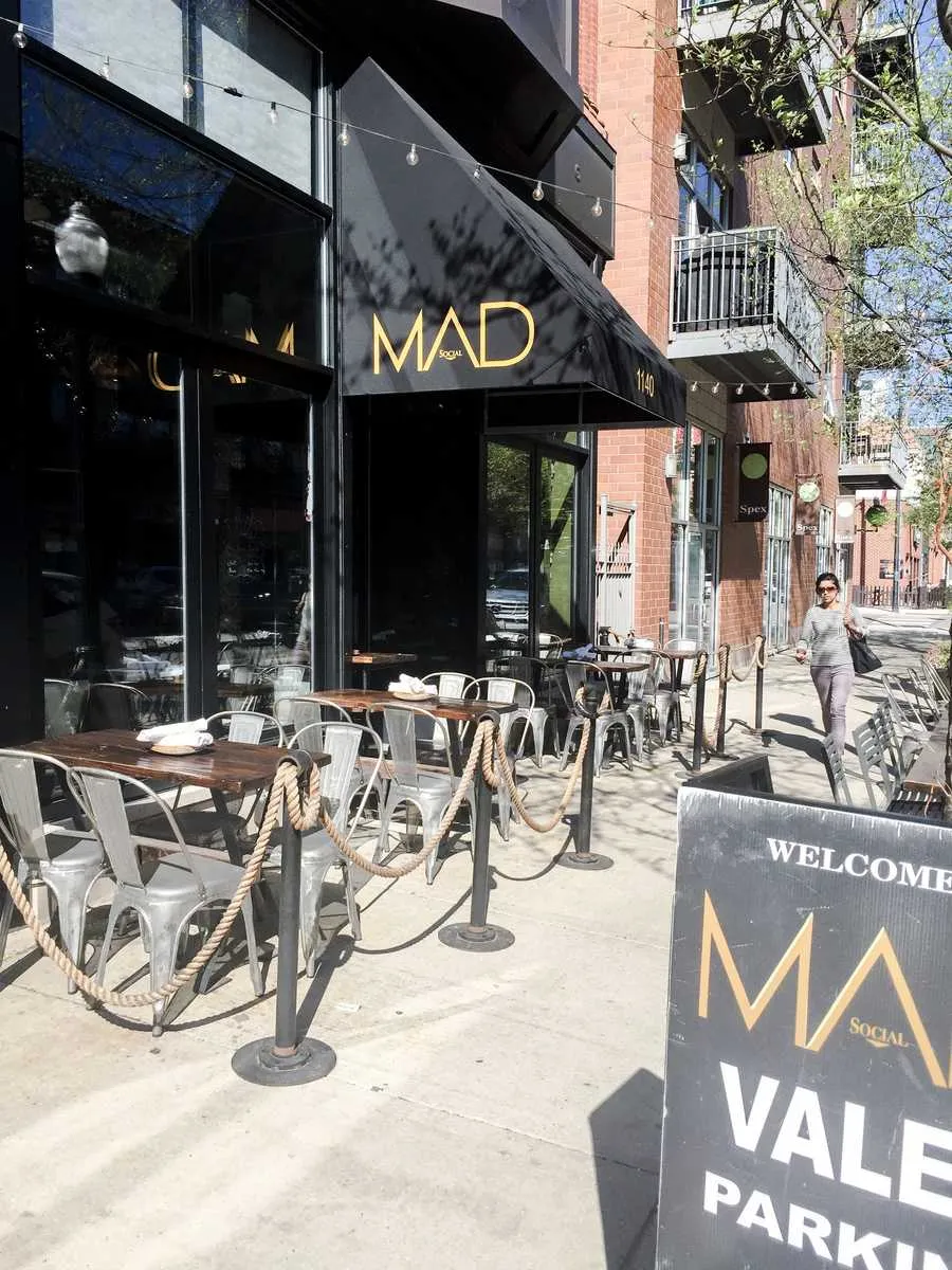 Patio at MAD Social (Photo Courtesy of Victoria Kent) for Warmer Weather Means Patio Season Is Here