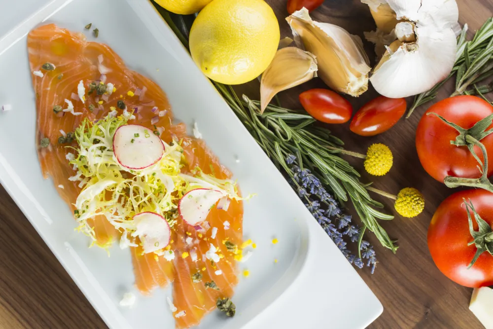 Salmon at Stefani Prime (Photo Courtesy of Ethan Jollie) for Mother's Day Events & Dining in Chicagoland