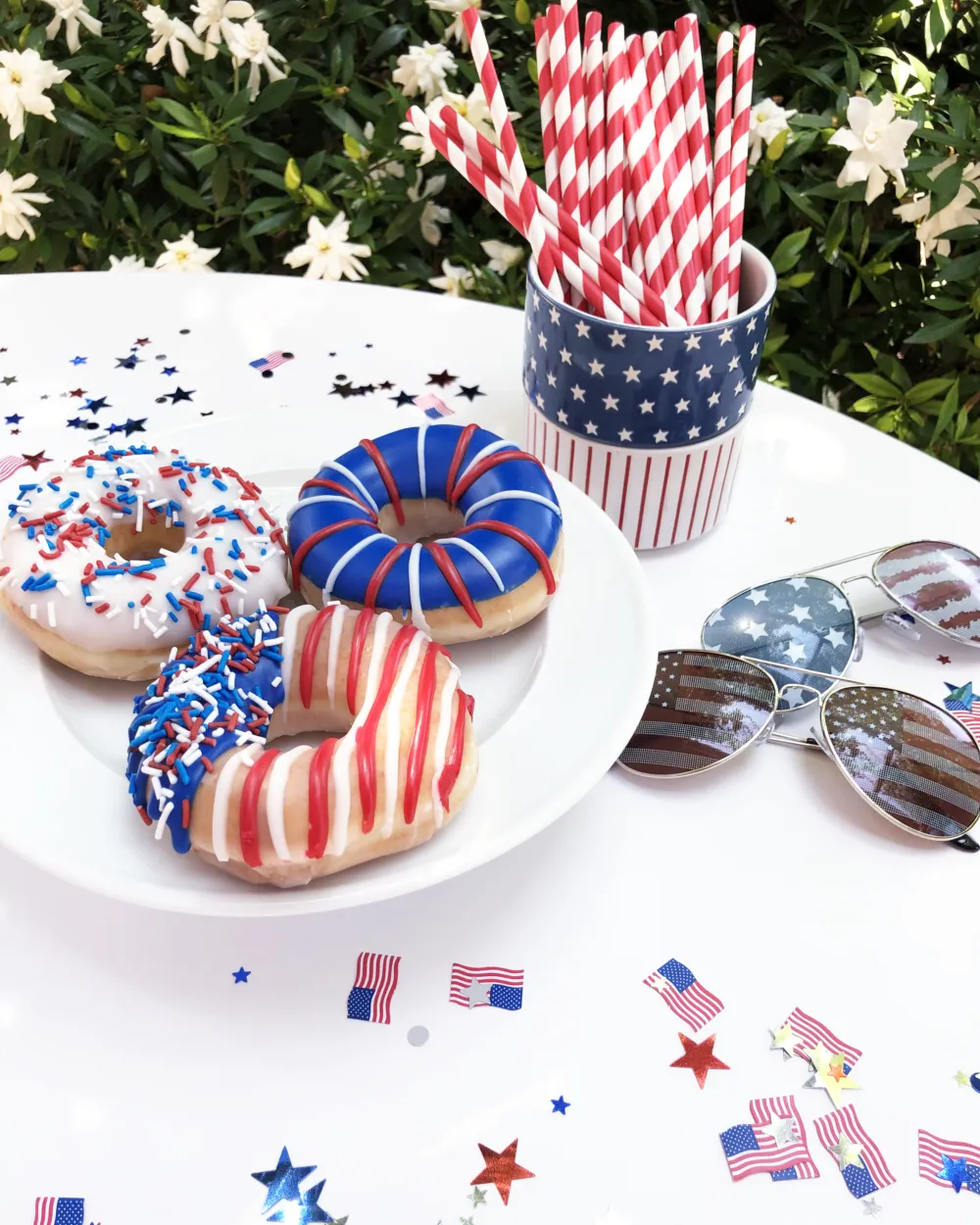 Courtesy of Krispy Kreme for Fourth of July Happenings in Chicagoland