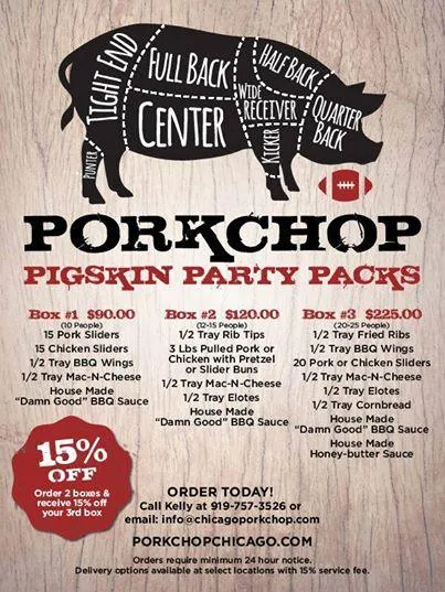 Porkchop Party Packages