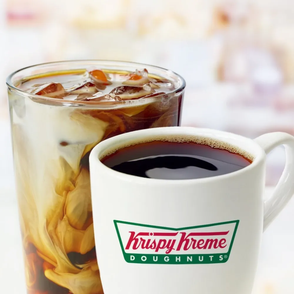 Courtesy of Krispy Kreme for Where to Celebrate National Coffee Day Around Chicago September 29