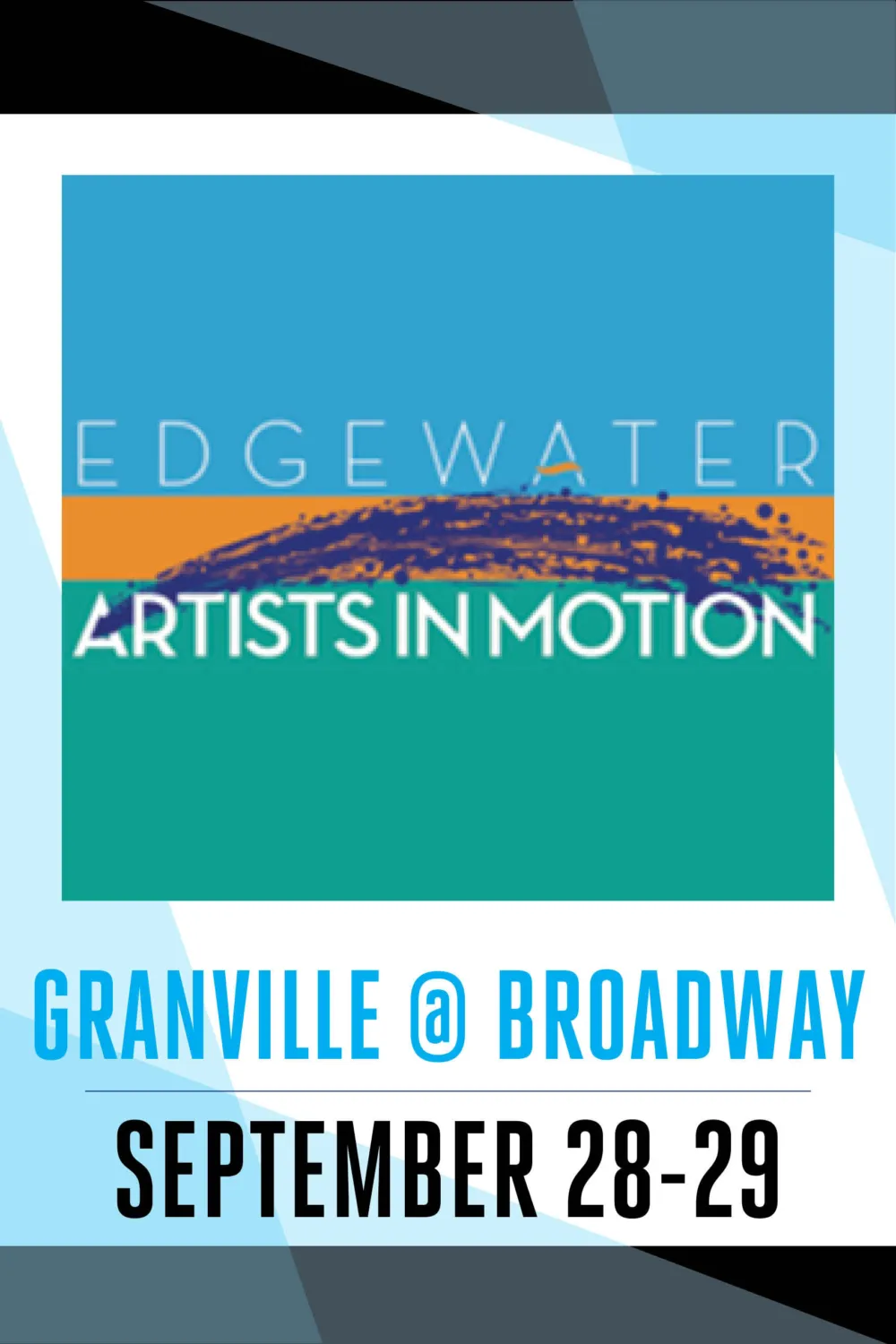 Eaim Fest Flyer for Seventh Annual Edgewater Arts Festival, September 28 & 29