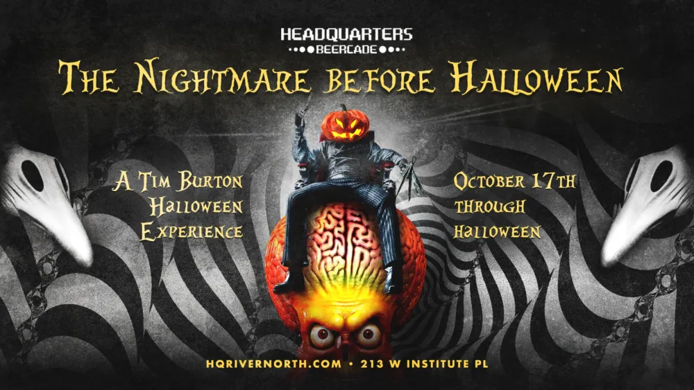 Courtesy of Headquarters Beercade for Have a Spook tacular Halloween at These Chicagoland Restaurants and Bars