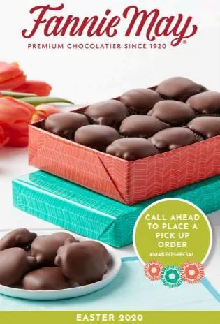 Courtesy of Fannie May for Hoppy Easter! Where to Order Easter Brunch or Dinner on April 12
