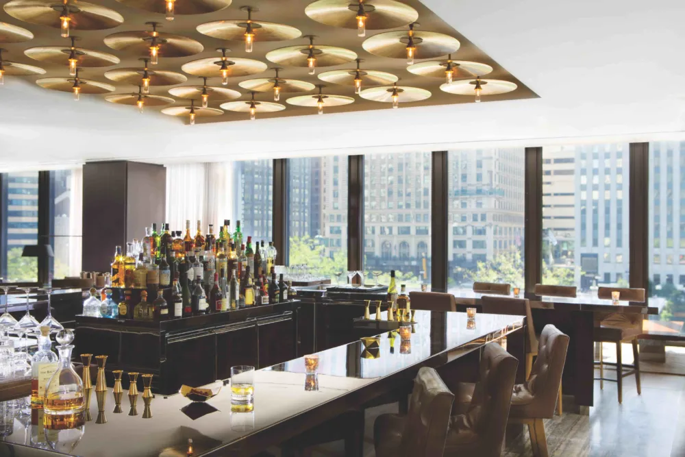 Travelle Bar for Virtual Cocktail Class with Travelle at The Langham + Belvedere Vodka