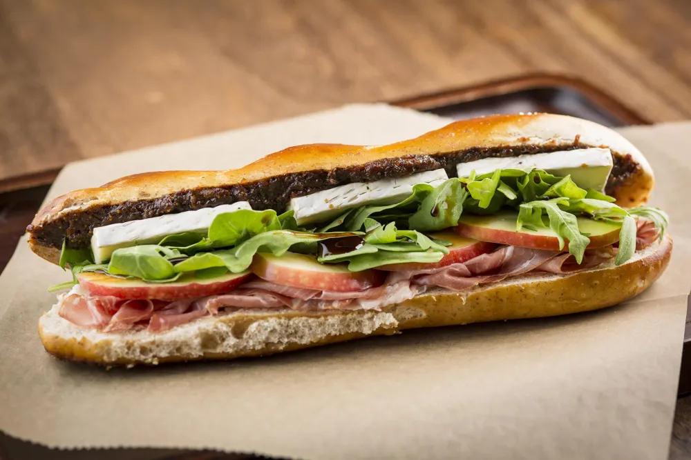 The Christkindl Sandwich (Photo Courtesy of Hannah's Bretzel) for NYE Happenings Around Chicagoland