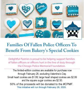 Delightful Pastries Fund raiser for Fallen Heros