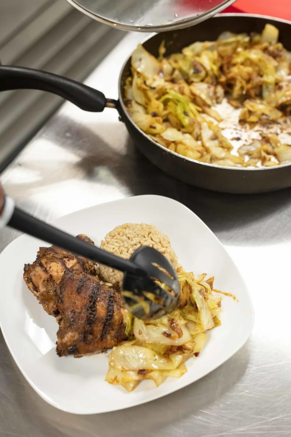 The Jamaican Jerk Chicken at Cocoa Chili (Photo Courtesy of Zachary James Johnston) for Cocoa Chili, An Afro Caribbean Soul Concept, Opens Inside The Hatchery