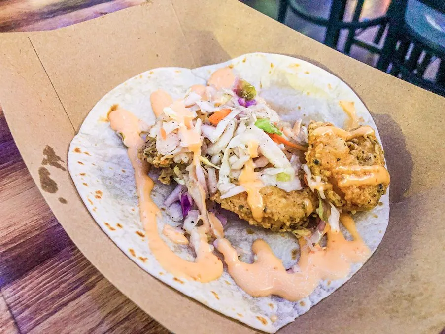 We loved every taco on the menu but the one I can't stop thinking about is the Bang Bang Shrimp. for Why The Graystone Tavern in Wrigleyville Should Be On Your Taco Tuesday List