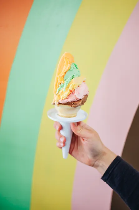 The Original Rainbow Cone​ is opening its second brick and mortar location in Lombard on May 5th. (Photo courtesy of The Original Rainbow Cone) for Save the Date for Chicago May Foodie Happenings