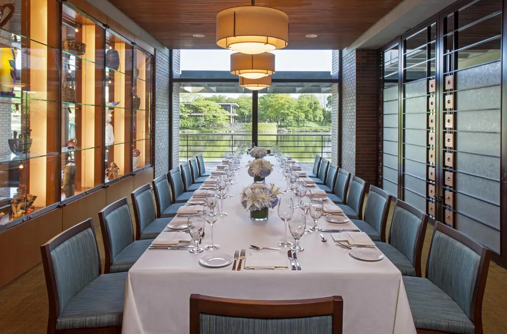 Water's Edge & Lakeside Patio at Hyatt Lodge invites guests to celebrate Father's Day this year with a pig roast and live music! (Photo courtesy of Hyatt Lodge) for Father's Day Dining, Gifts & Specials in Chicagoland