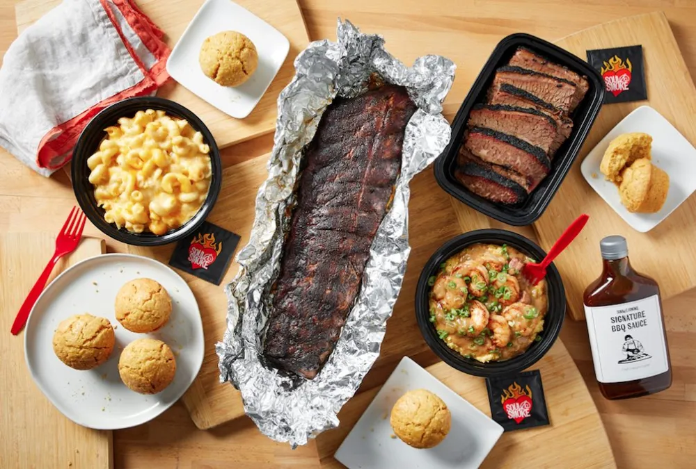 Classic BBQ favorites are served hot and ready to eat at Soul & Smoke! (Photo courtesy of Neil Burger) for Labor Day Weekend Specials & Events at Chicago Restaurants