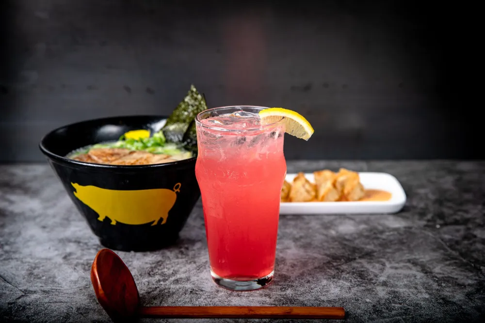 Sakura Sparkling Lemonade 3 1 for Chicago Restaurants Supporting Breast Cancer Awareness Month in October