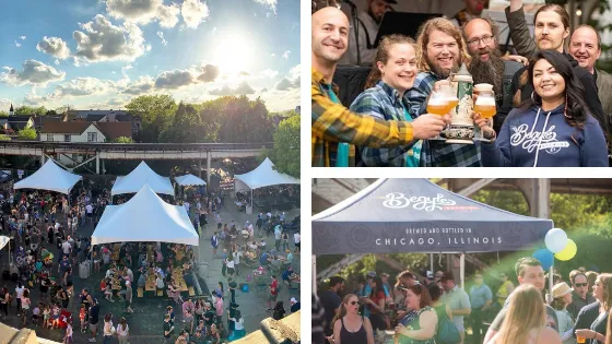 Collage courtesy of Bettie Bomb PR for Oktoberfest Events Across Chicago