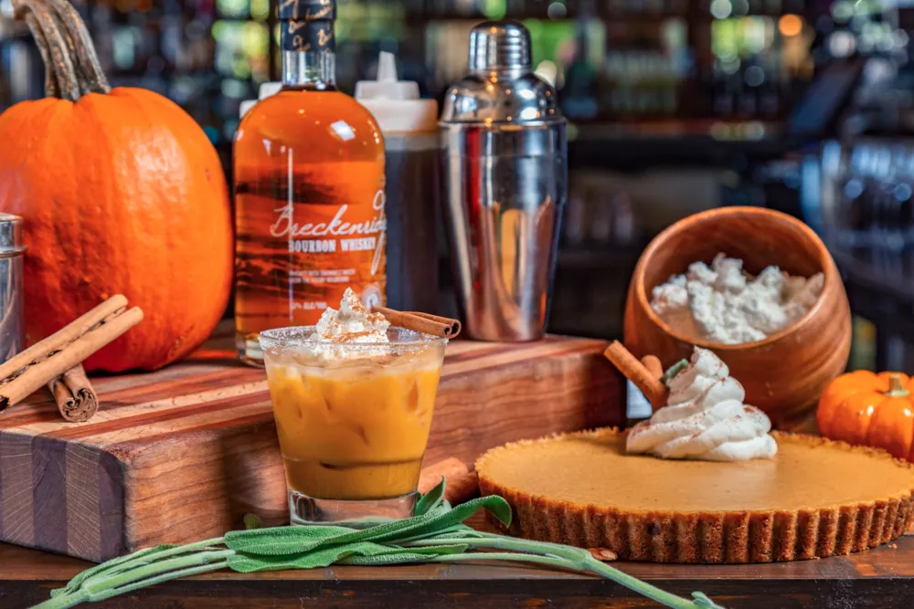 Pinstripes Pumpkin Cocktail And Cheesecake Pie Full Size5 for Fall Flavors and Comforting Soups Have Officially Landed On These Chicago Restaurant Menus