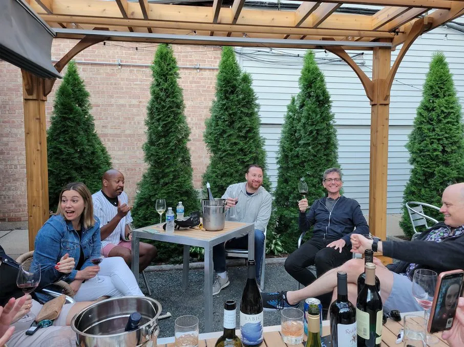 The exterior of Birch Road Cellar's Roscoe Village location. (Photo courtesy of Birch Road Cellar) for CFM Asks: Kim Bosse, Co Founder of Birch Road Cellar, a Members Only Neighborhood Clubhouse