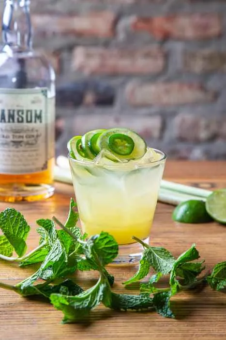 The Grass Tiger mocktail at Sunda New Asian. (Photo courtesy of Sunda New Asian) for Chicago Restaurants and Bars Helping You Commit to Dry January
