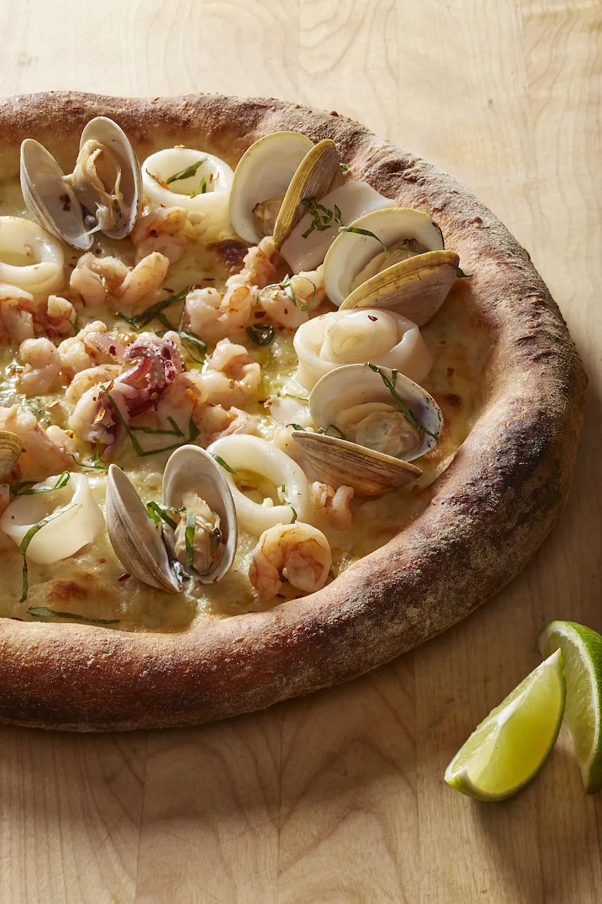 Roberts Seafood Pizza for Chicago Restaurants Offering Specials for Lent