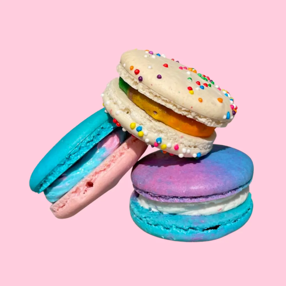 Skittle Macarons for CFM Asks: Tianna Gawlak, Owner and Operator of The Bakery Box, a bakery ATM in River North