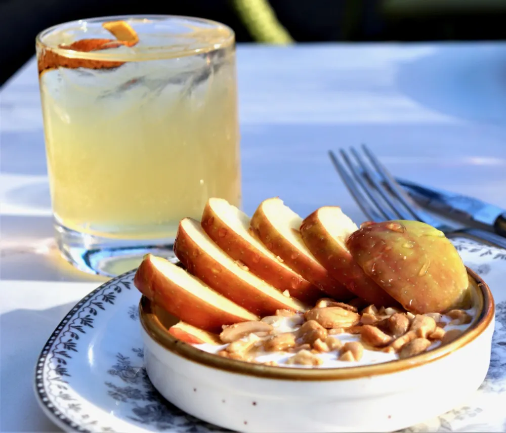 Hh Appleand Drink2 for New Happy Hour Menu at Le Sud