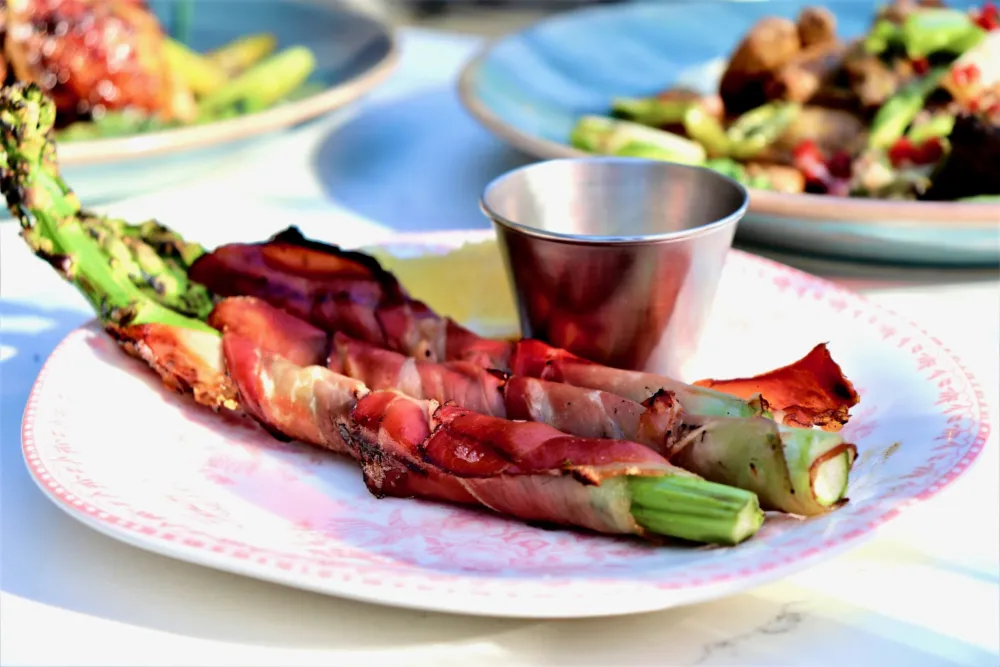 Asparagus Speck for New Happy Hour Menu at Le Sud