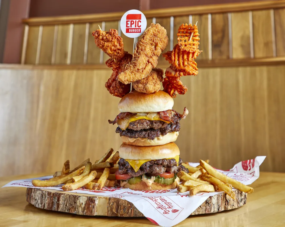 Af Challenge Epic Burger 080521 150 for Where to Celebrate National Burger Day, May 28th