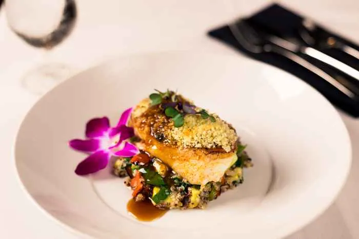 Chilean Seabass (Photo courtesy of The Drake Oak Brook, Autograph Collection) for CFM Asks: Ezequiel Dominguez, Head Chef at The Drake Oak Brook