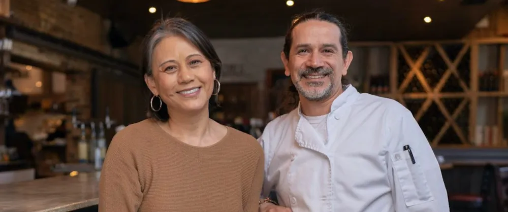 Julia Zhu and Fred Ramos for Bar Roma Promotes Executive Chef Fred Ramos to Partner