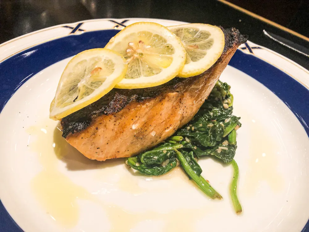 Scottish Salmon for Taking a Spin Around France (and the Bar!) at Francois Frankie